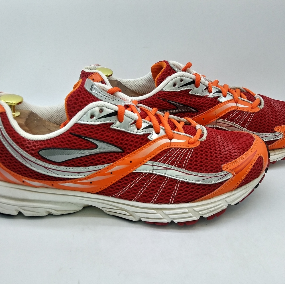 BROOKS Launch Mens Red/Orange Running Shoes US 13